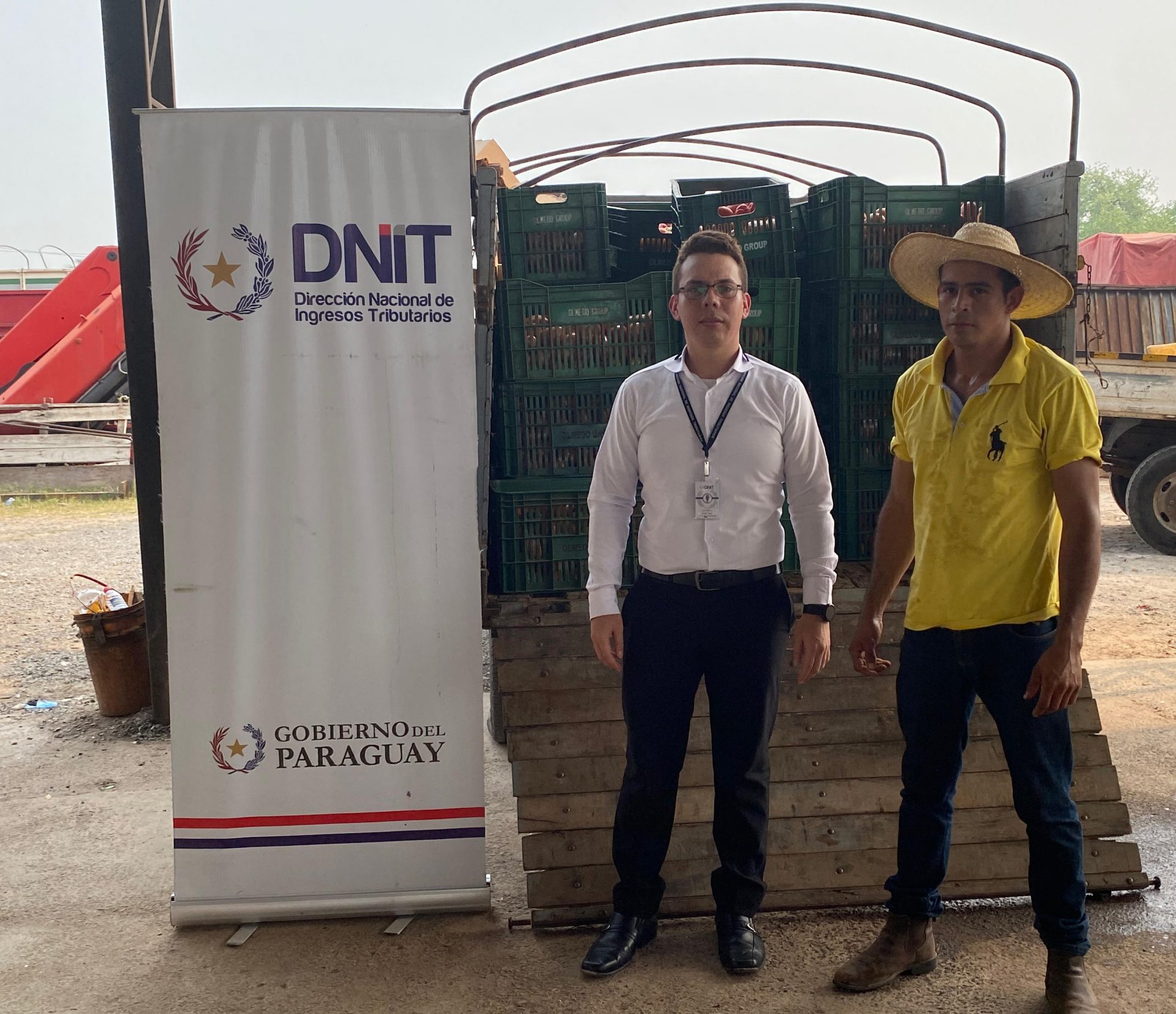 Donación de tomates,