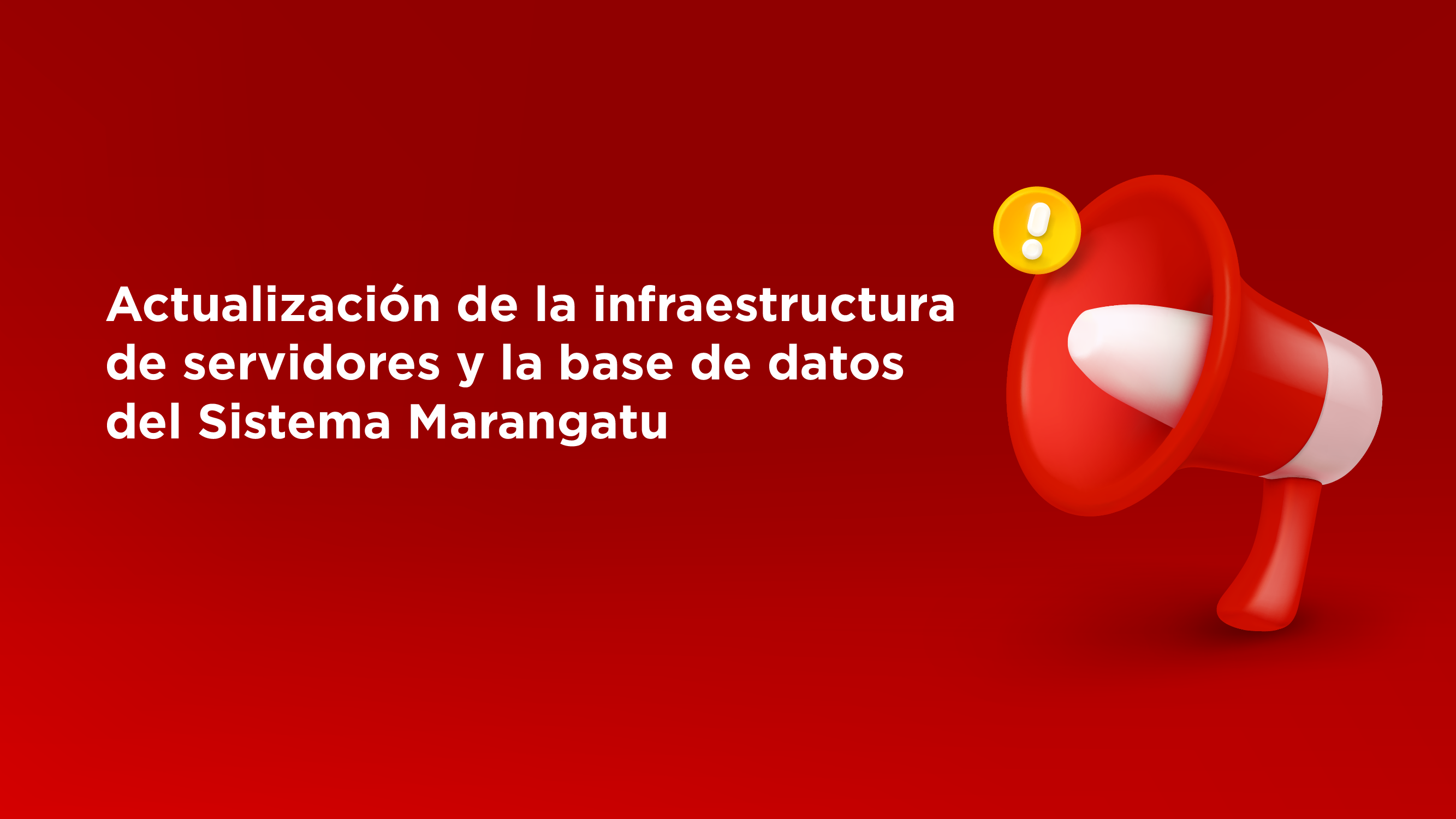 Actualización de Sistema Marangatu