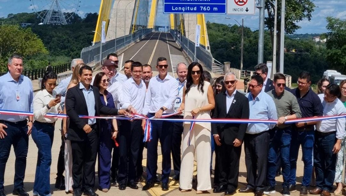 Apertura del Puente de la Integración