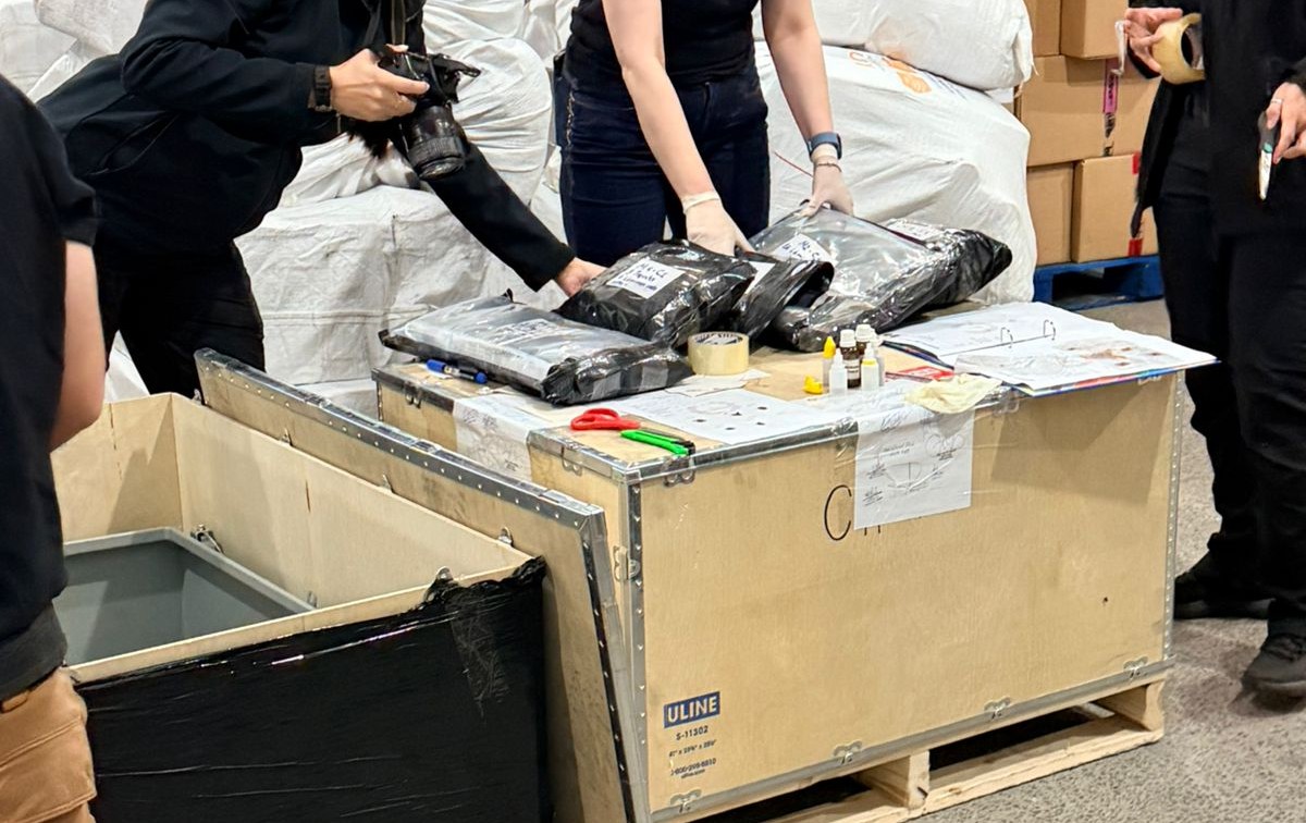 Detectan casi 150 kilos de marihuana escondidos en estatuas y esculturas