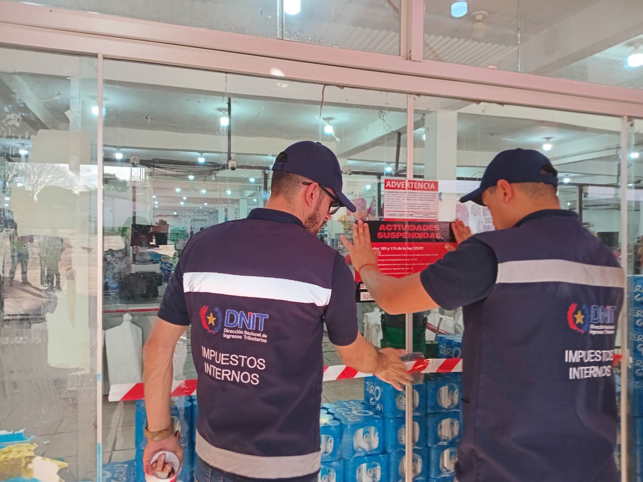 DNIT suspende actividades de dos concurridos comercios en Horqueta